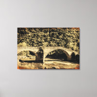 EFFET GRUNGE sur médiéval sur impression sur toile