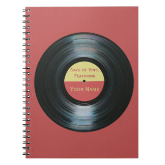Effet noir de disque vinyle - jours de carnet de