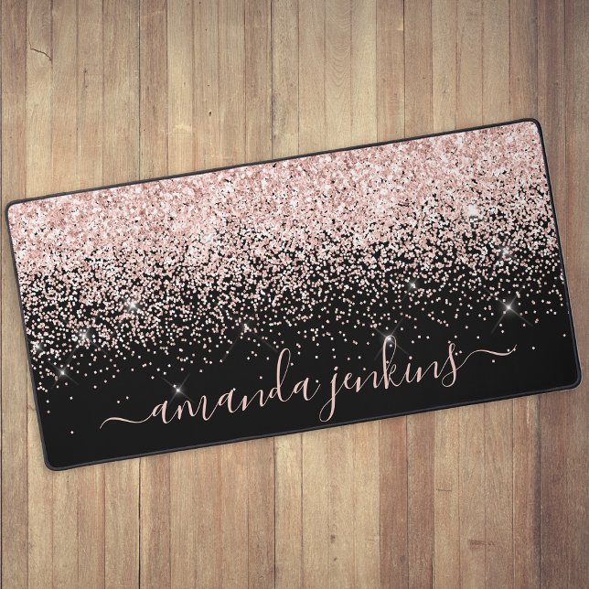 Effet Paillettes Or Rose Personnalisé (Créateur téléchargé)