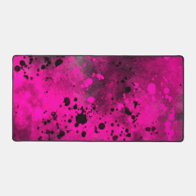 Effet Paint Splatter rose et noir (Recto)