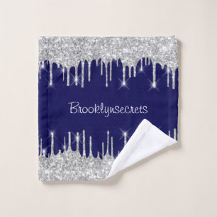 Effet Parties scintillant des gouttes Blue Navy Co