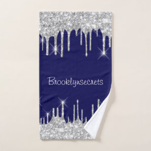 Effet Parties scintillant des gouttes Blue Navy No