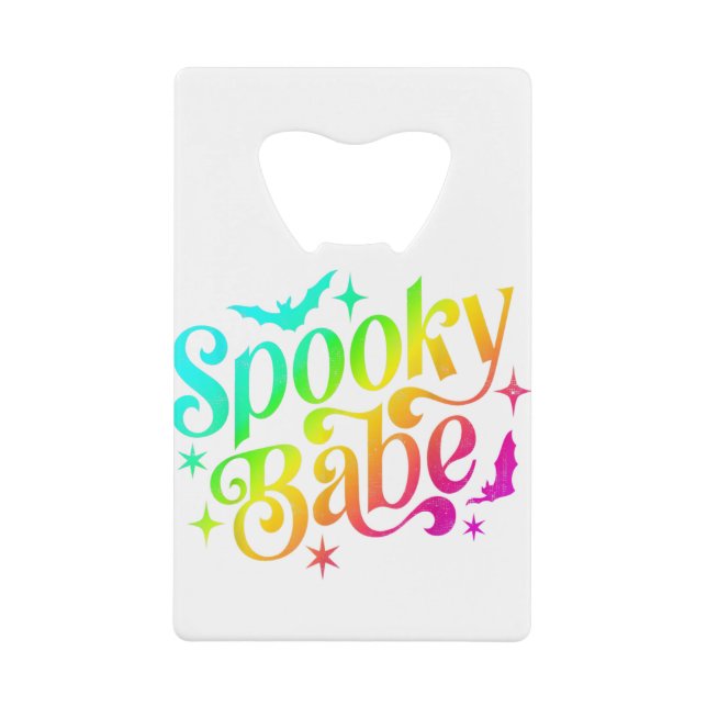 Éffrayant Babe Arc-En-Ciel Halloween Trick Ou Trea (Devant)