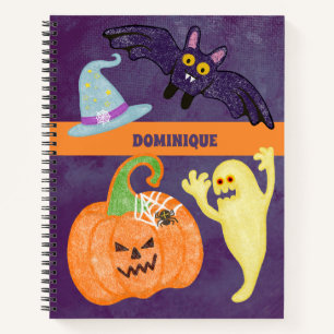 Éffrayant Carnet spiral d'Halloween