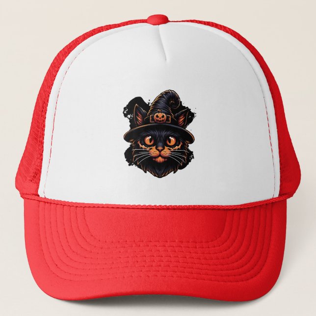 Éffrayant Casquette de sorcière Kitty (Devant)