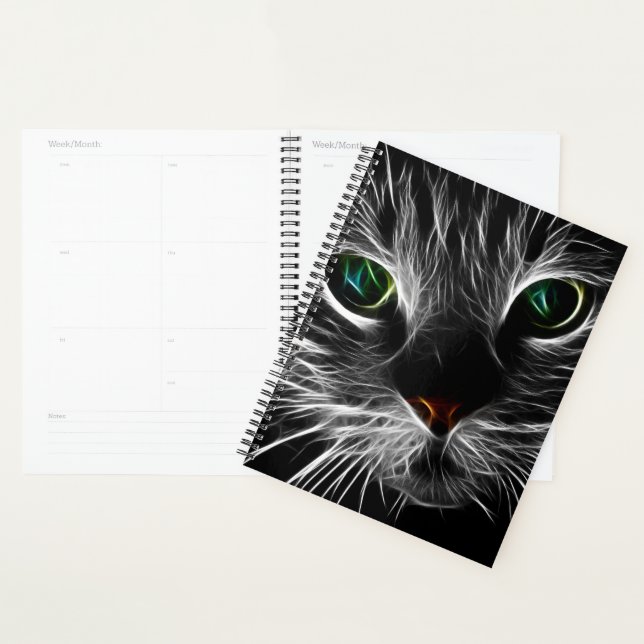 Éffrayant Chat Feline Soul Spirit Animal (Devant avec enveloppe)