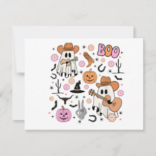 Éffrayant Ghost Cowboy Cute Halloween Boo Western