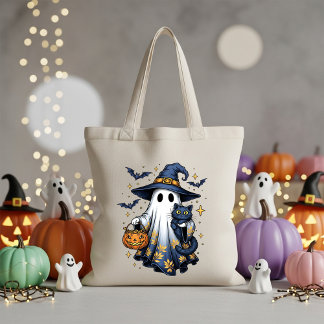 Éffrayant Ghost Halloween Candy Sac fourre-tout Ha