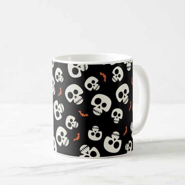 Éffrayant Halloween Mug - Citrouille, Fantôme & So (Devant droit)