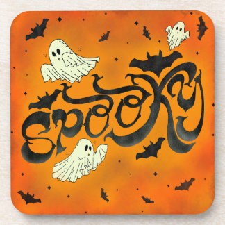 Éffrayant Haloween dessous de verre en plastique d