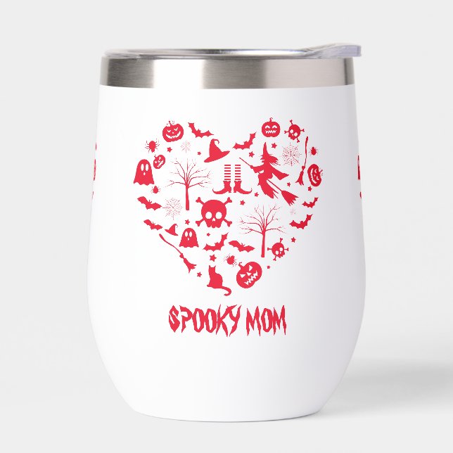 Éffrayant maman Tumbler Boire du verre (Gauche)