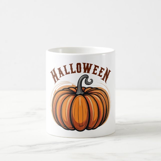 Effrayant Mug Citrouille Halloween (Centre)