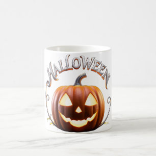 Effrayant Mug Citrouille Halloween