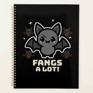 Éffrayant Planificateur d'Halloween Kawaii Bat
