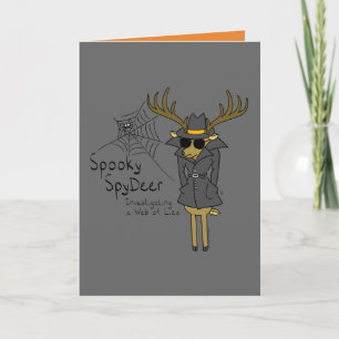 Éffrayant SpyDeer - Drôle carte de voeux Halloween