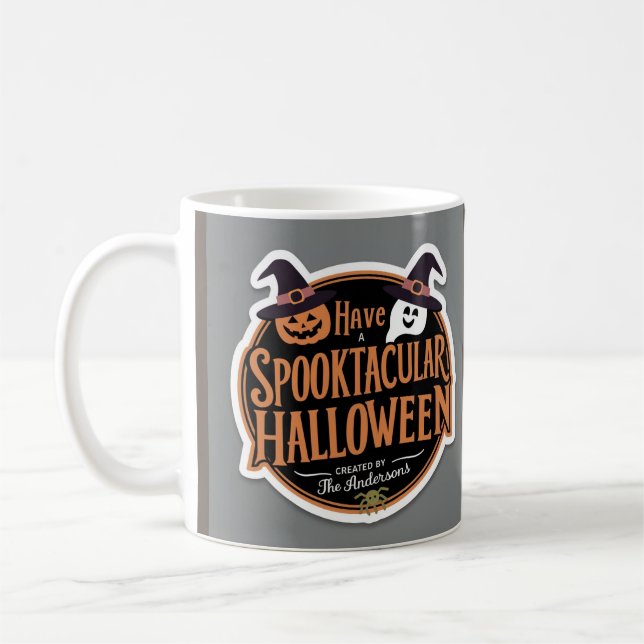 Éffrayant Trading Café Mug - Halloween Bre du comm (Gauche)