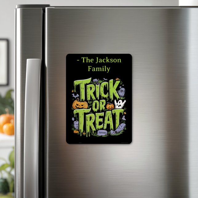 Éffrayant Tricoter ou traiter l'Halloween mince (Créateur téléchargé)