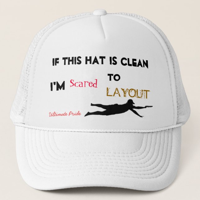Effrayé au casquette de camionneur de disposition (Devant)