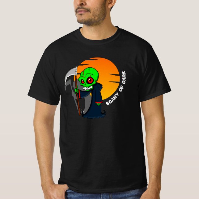 effroi du t-shirt noir (Devant)