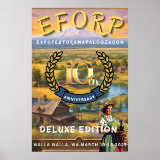 EFORP 2025 10e Anniversaire Deluxe Edition Poster
