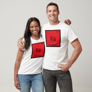 Eg - Ermahgerd T-shirt drôle d'élément de chimie