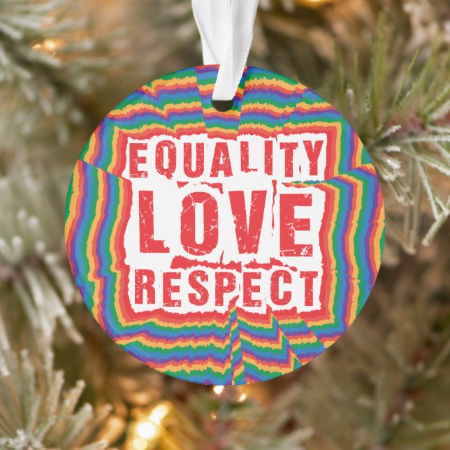 Égalité Amour et respect Mois de la fierté (Arbre)