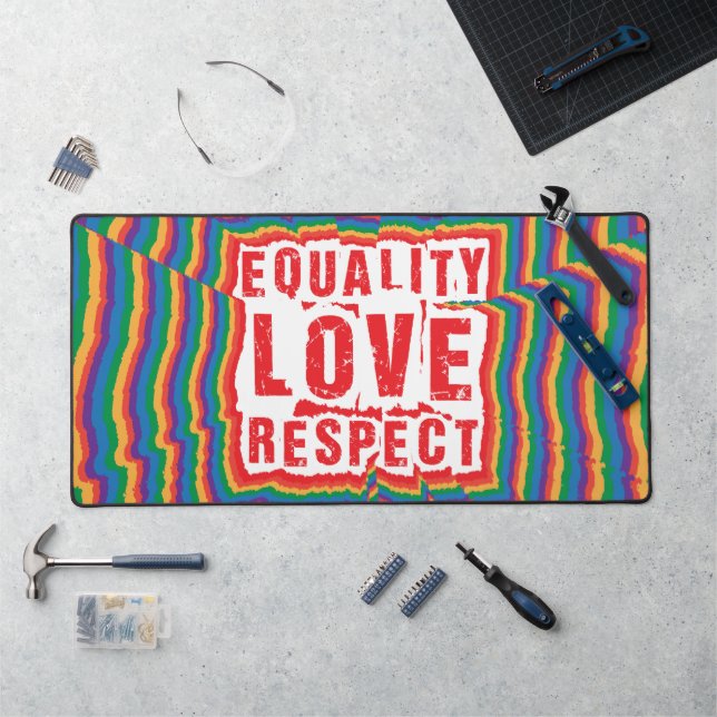 Égalité Amour et respect Mois de la fierté (Poste de travail)