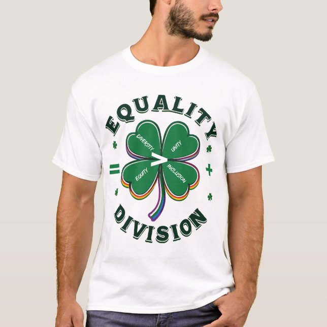 Égalité > Division Saint Patrick’s Day T-shirt (Devant)
