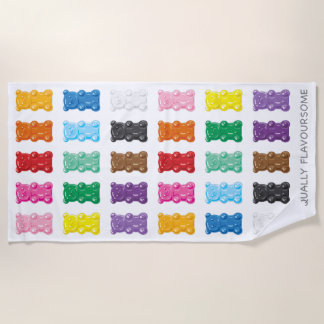 Égalité Gummy Bears Beach Serviette
