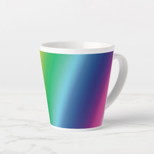 égalité rainbow pride couleurs - latte mug (Angle droit)