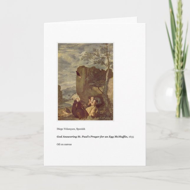 EGG MCMUFFIN CARTE D'ANNIVERSAIRE (Devant)