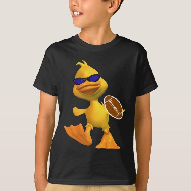 Eggbert le T-shirt frais du football d'enfants de (Devant)