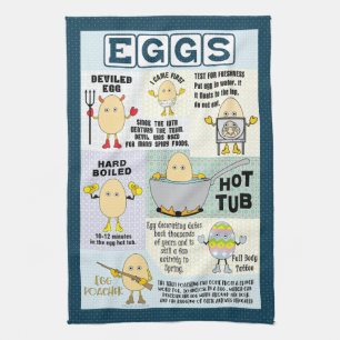 Egghead Oeufs Serviettes de cuisine