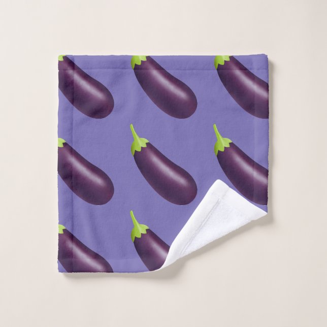 Eggplant Emoji (Gant de toilette)