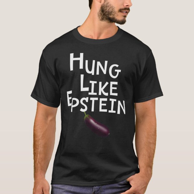 Eggplant Hung comme Epstein Classic T-Shirt (Devant)