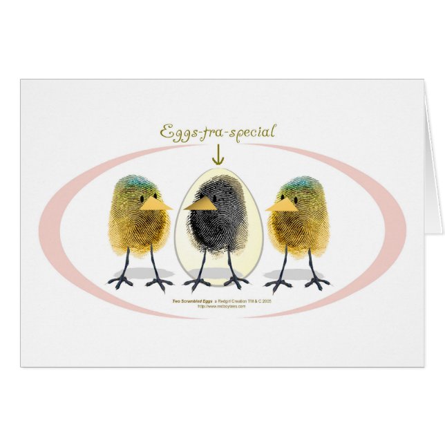 Eggstra-spécial, c'est ce qui êtes vous ! (Devant horizontal)