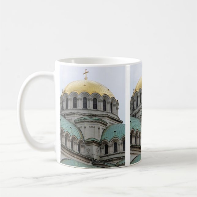 Église Alexandre Nevski, Sofia, Bulgarie Mug (Gauche)