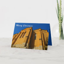 Église anglicane Christ Nazareth Carte de Noël