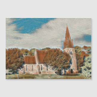 Église carte de remerciements