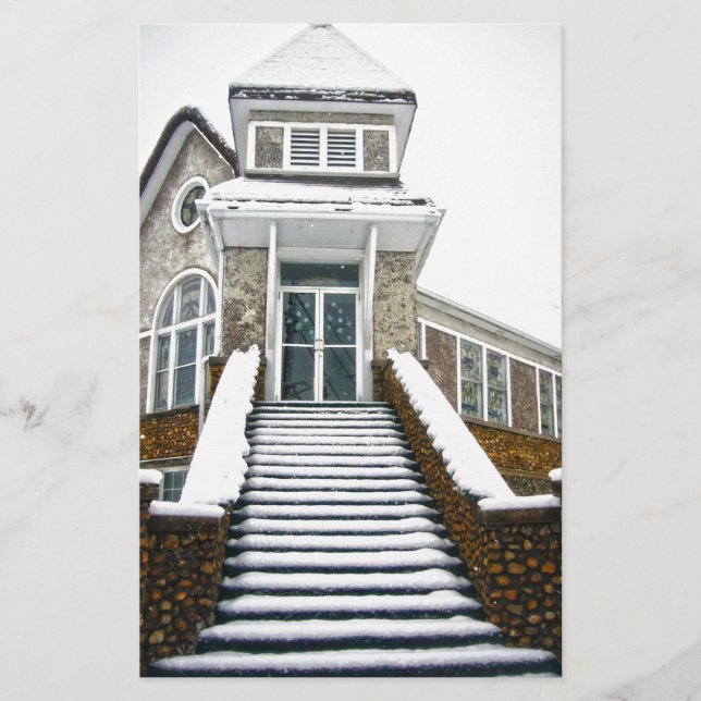 Église dans la neige (Devant)