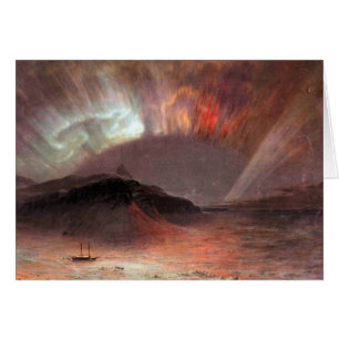 Église de Frederic Edwin - l'aurore Borealis