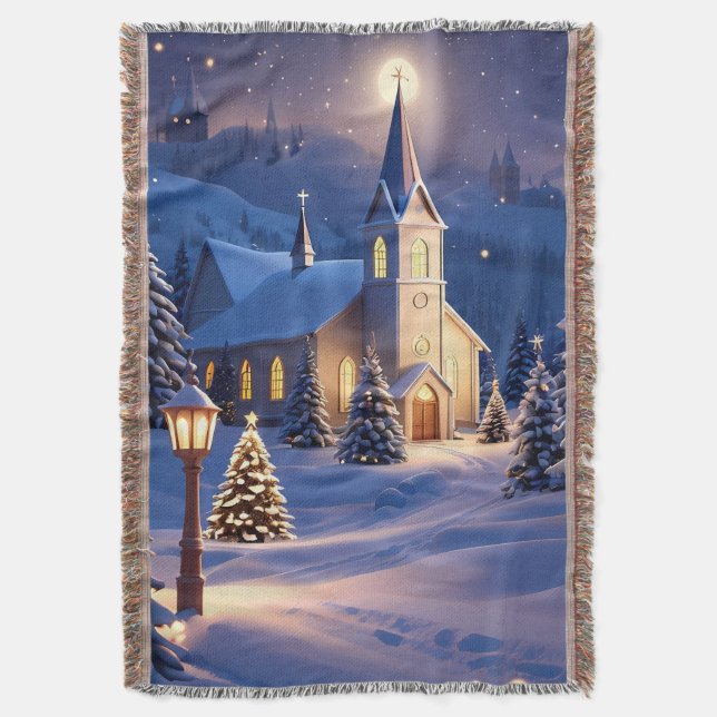 Église de Noël Jeter la couverture (devant Vertical)