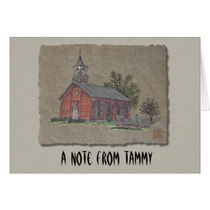 Église de pays de brique