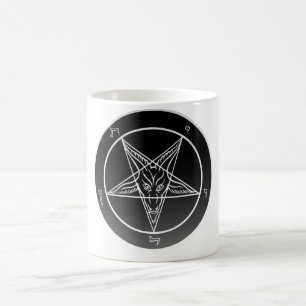 Église de Satan Sigil Noir de la tasse de Baphomet