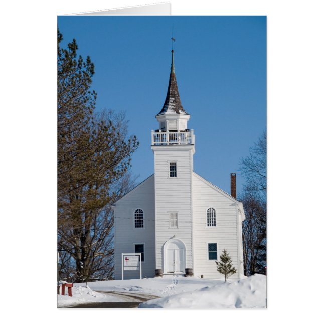 Église en hiver (Devant)