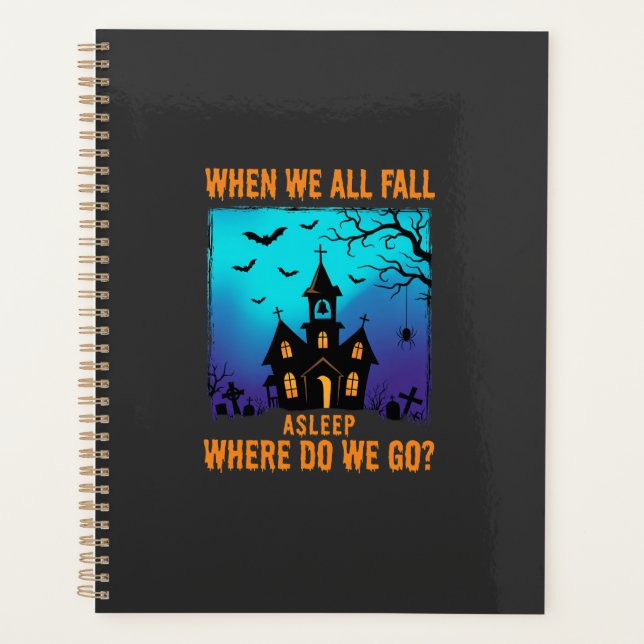 Église hantée d'Halloween Où allons-nous (Devant)