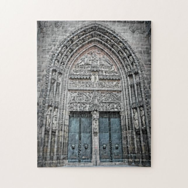 Eglise St Lorenz - Nuremberg, Allemagne - Puzzle (Vertical)