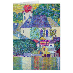 Eglise St Wolfgang par Gustav Klimt, Art Victorien