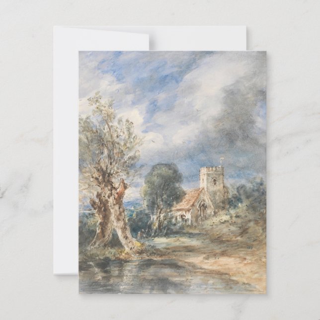 Église Stoke Poges (1834) John Constable (Devant)