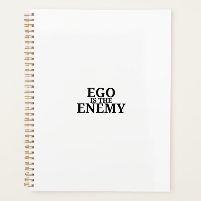 Ego Is The Enemy 2026 Minimalist Daily Planner (Devant)